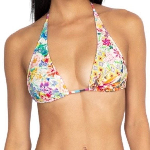 Johnny Was Other - NEW Johnny Was Locita Triangle Bikini Swim Top  Size Small  MSRP‎ $98